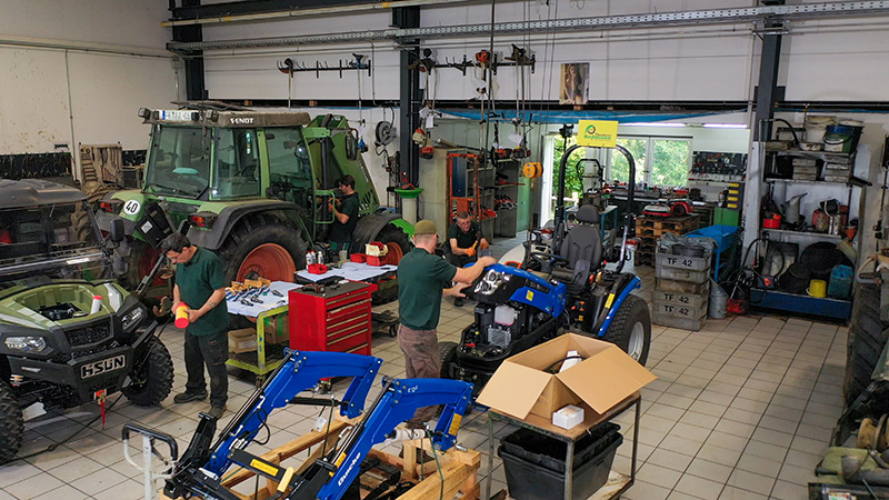 Service und Werkstatt
